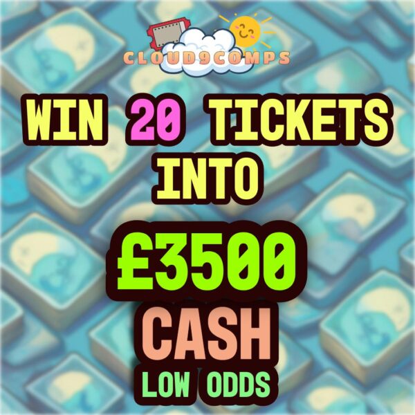 20 tickets for £3500 comp