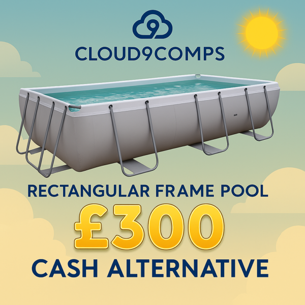 Framed swimming pool